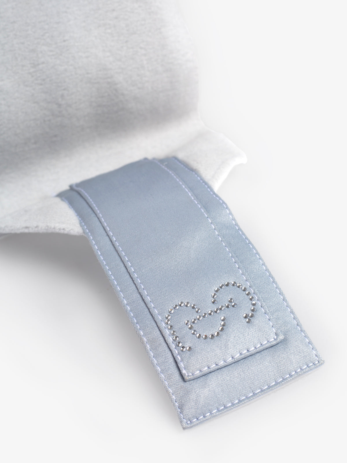 Crystal Satin Polos Blue Whisper