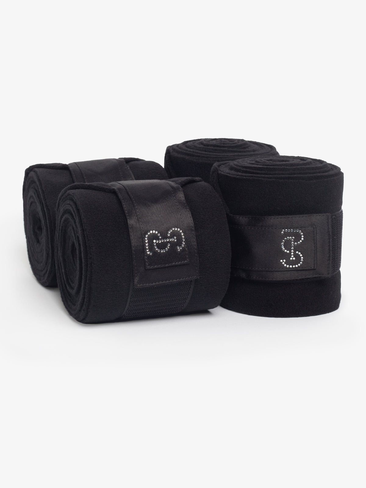 Crystal Satin Polos Black
