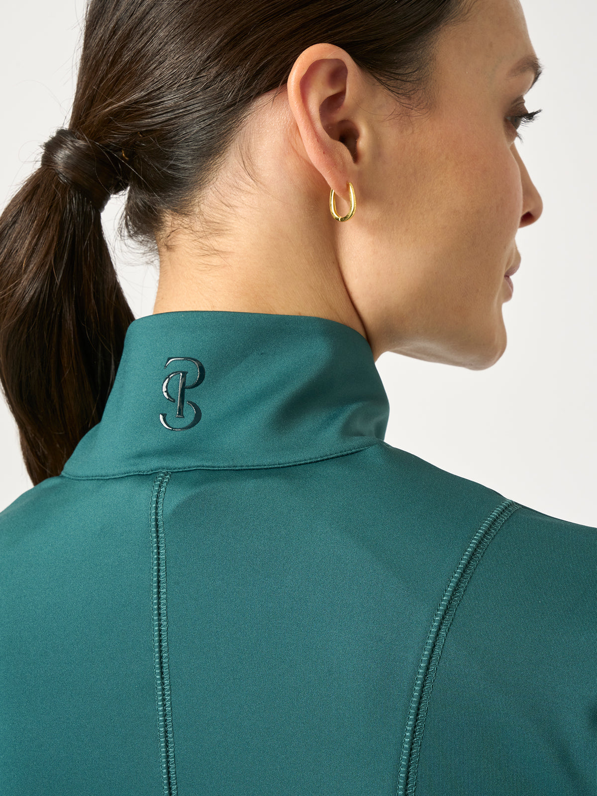 Kaia Full Zip Mid Layer Jade Noir