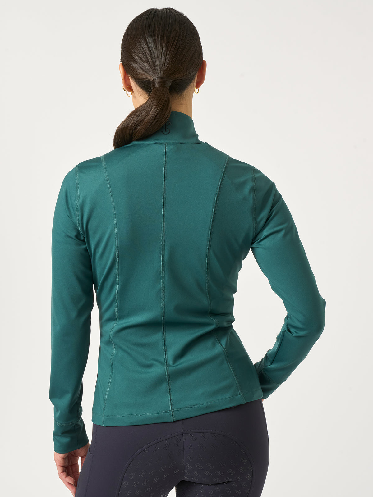 Kaia Full Zip Mid Layer Jade Noir