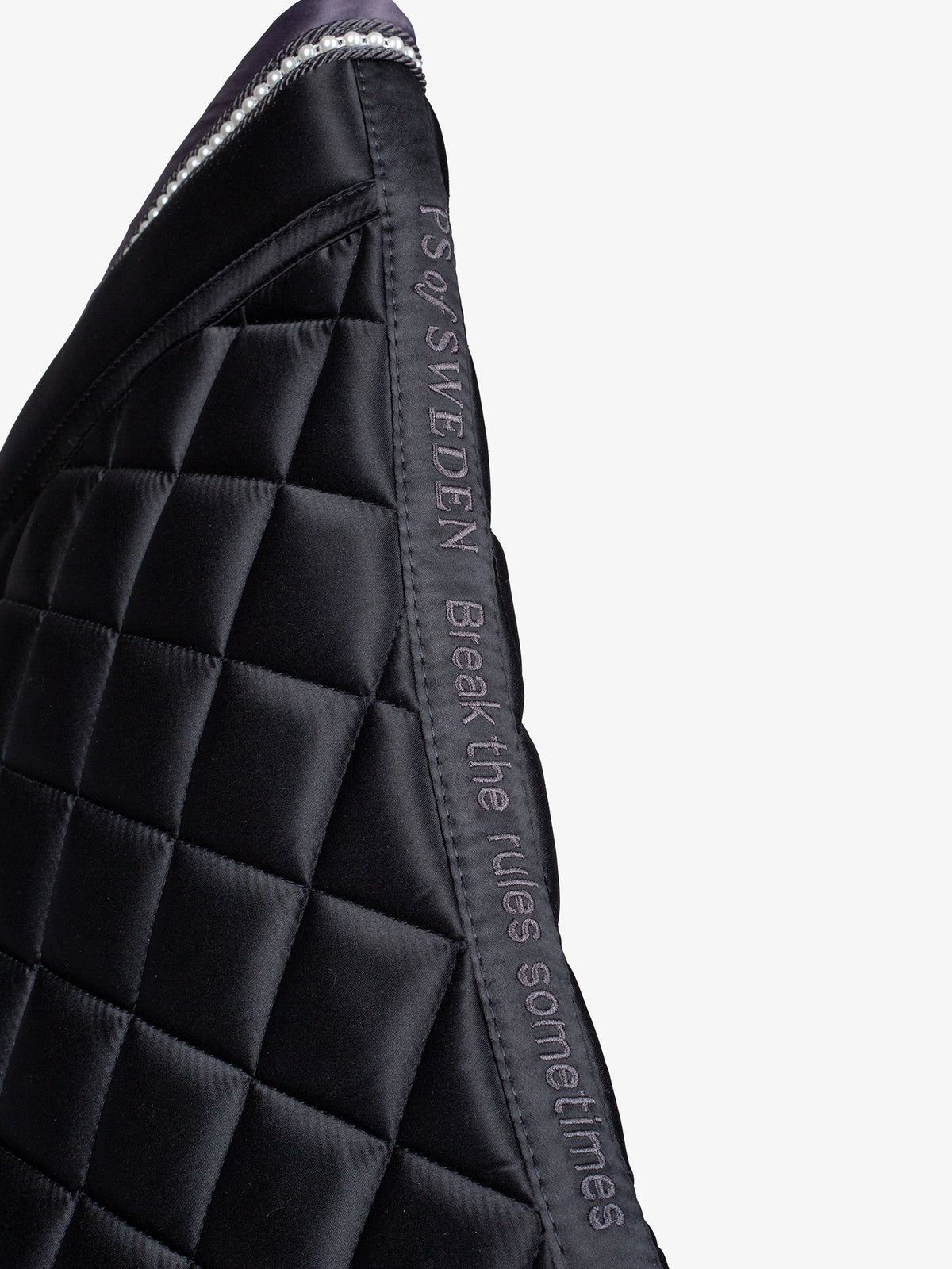Pearl Monogram Dressage Saddle Pad Black