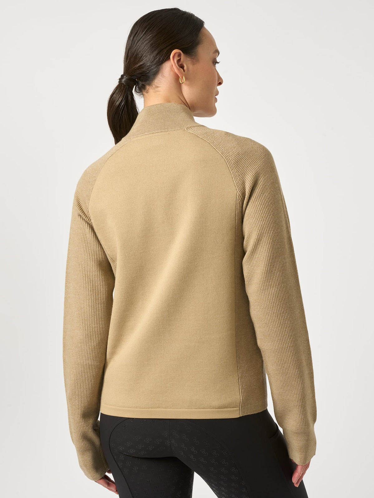 Florence Knitted Full Zip Desert Beige