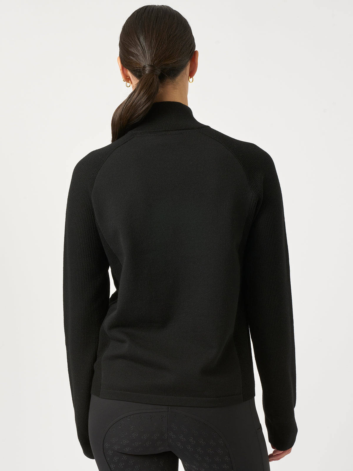 Florence Knitted Full Zip Black