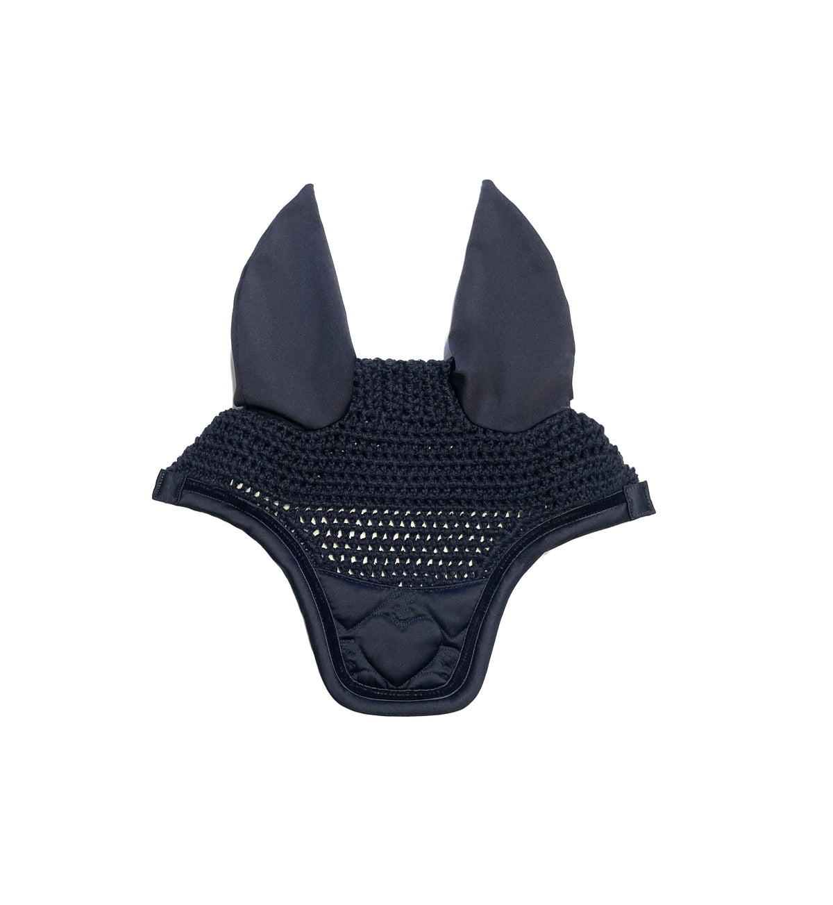 Ear Bonnet Quilted Heart Navy