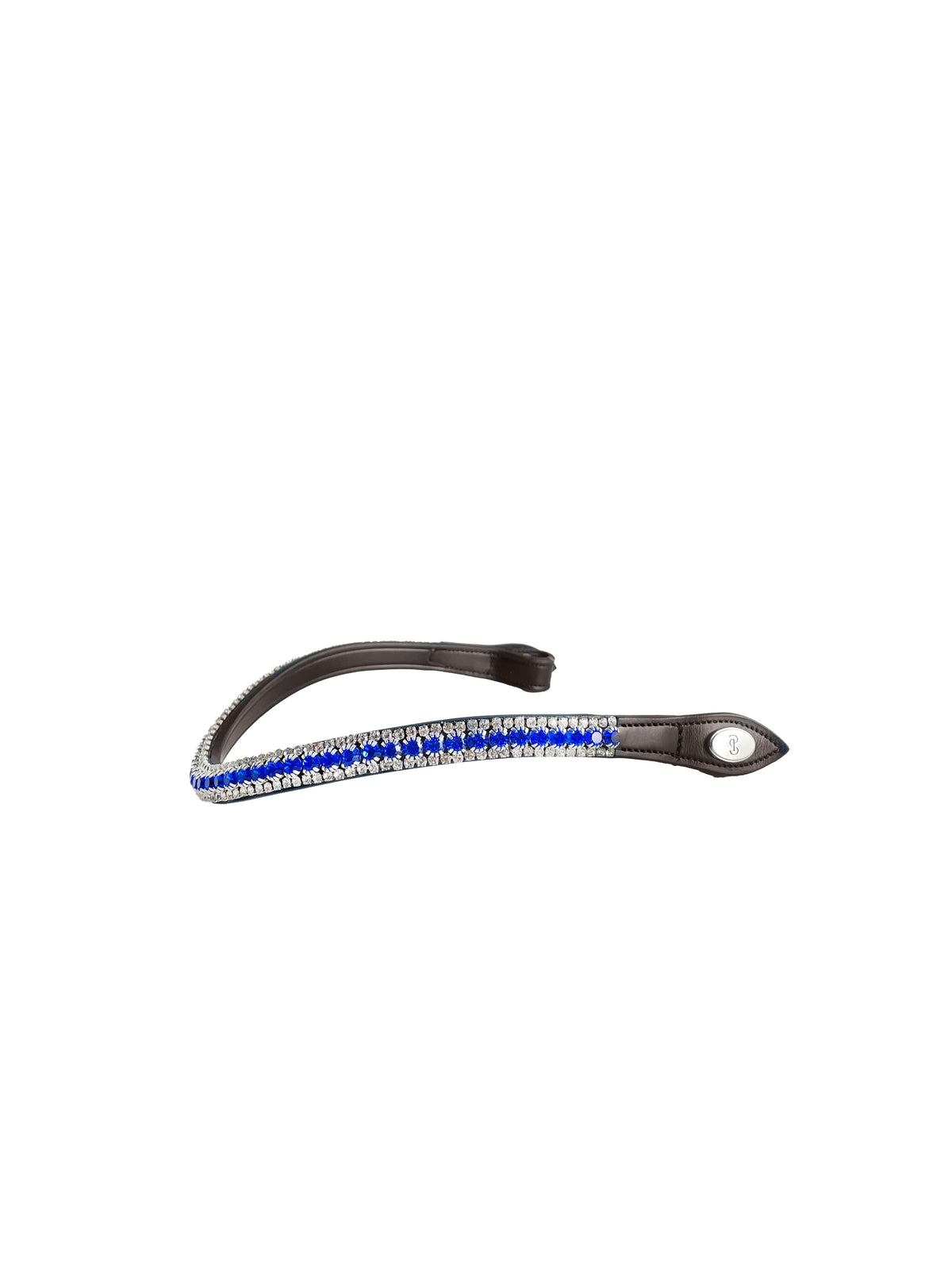 Browband The Original Delight Sapphire - Brown Leather