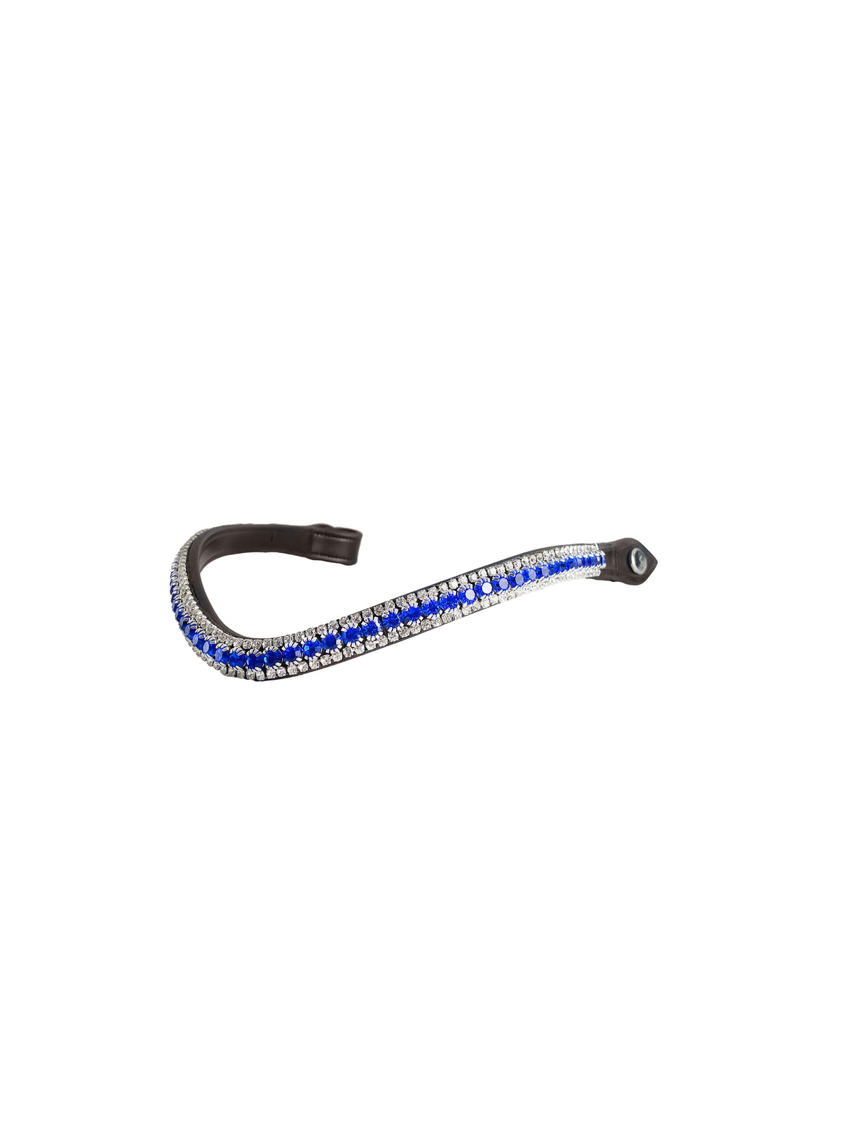 Browband The Original Delight Sapphire - Brown Leather