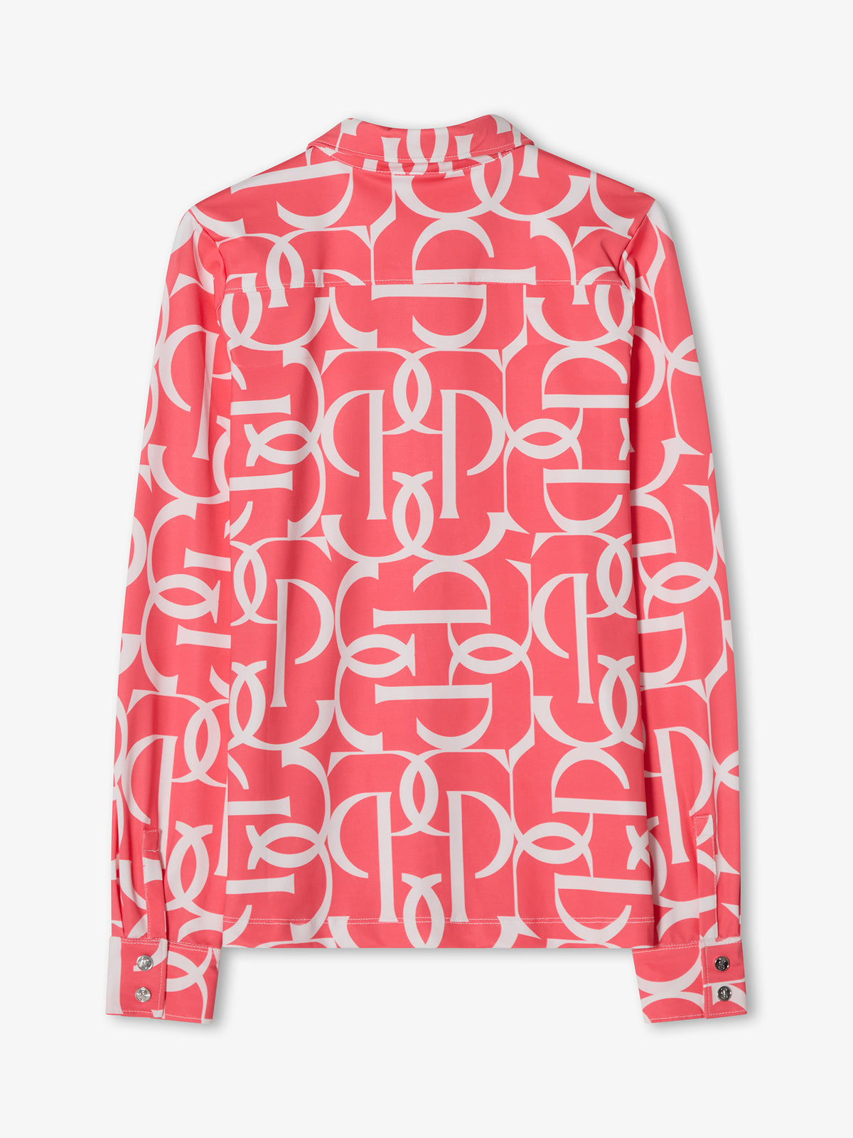 Valerie Printed LS Shirt - Pink Guava