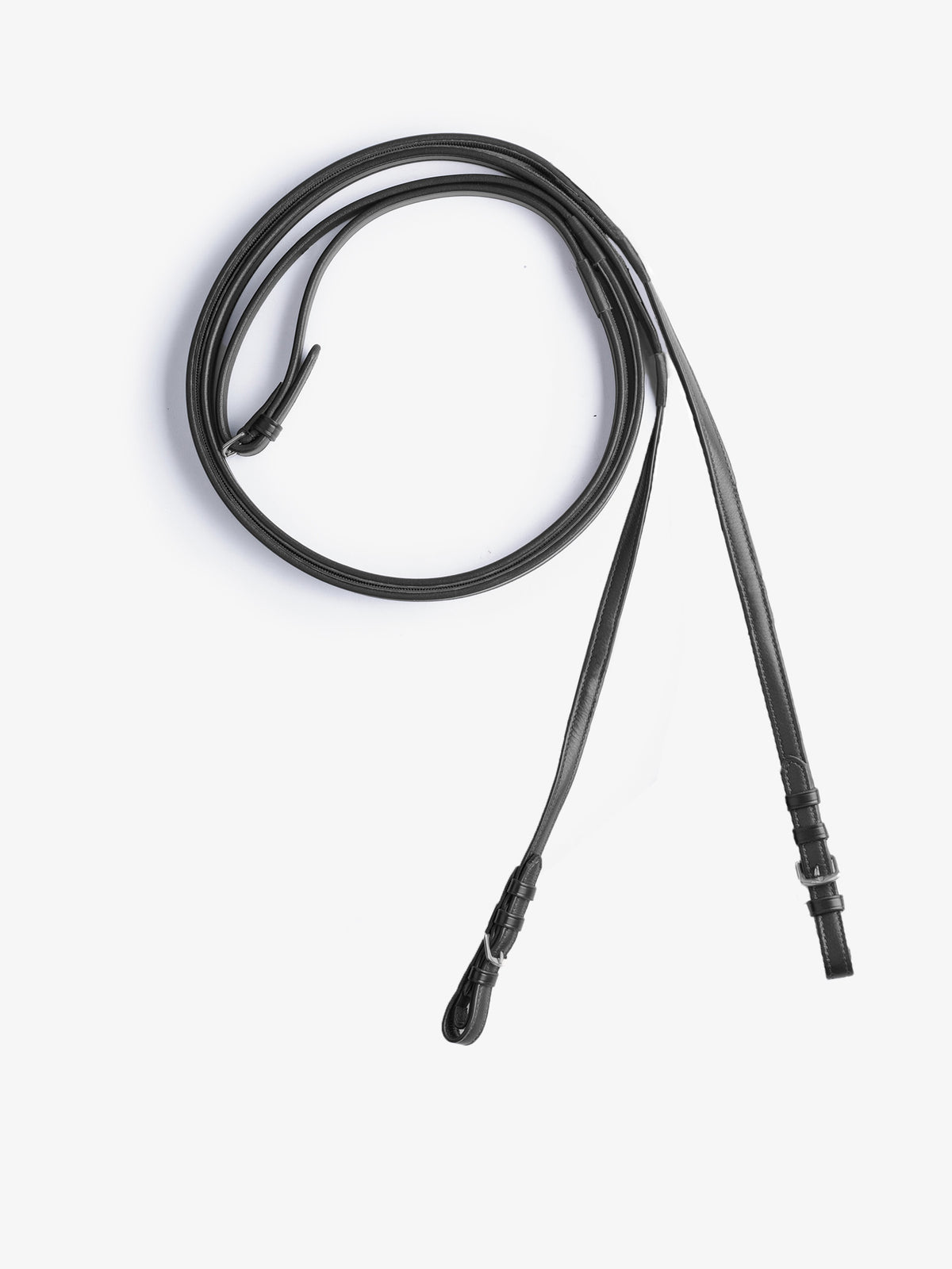Reins 16mm Supergrip Black Leather