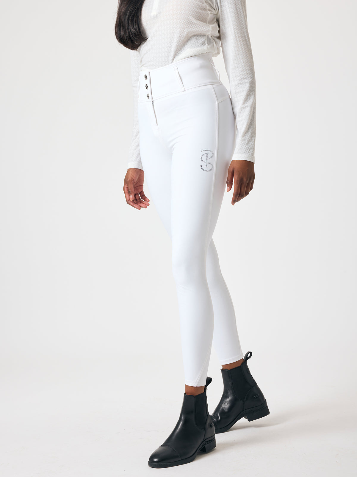 Charlotte FG Dressage Breeches w/o Pocket White