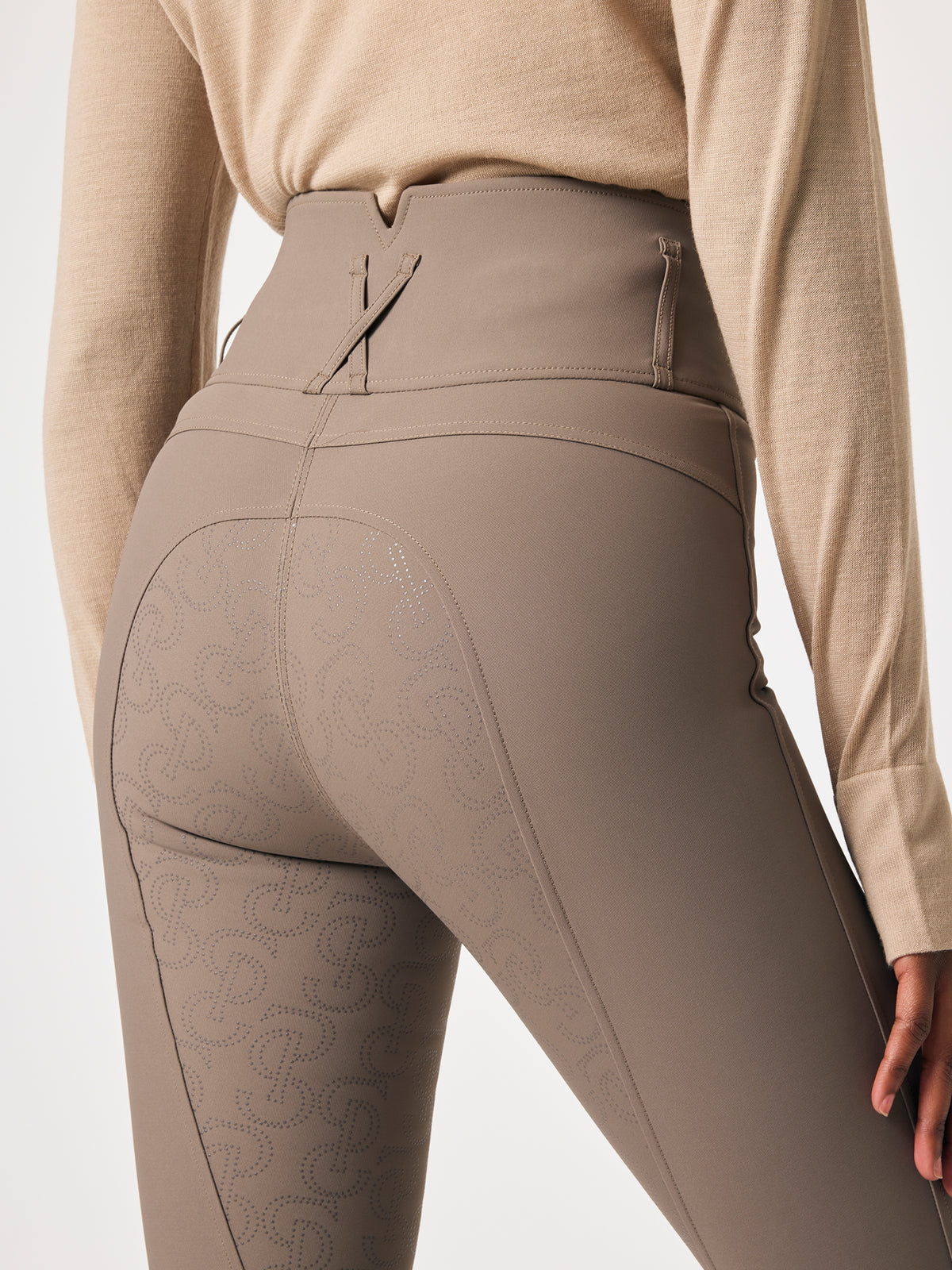 Charlotte FG Dressage Breeches w/o Pocket Dark Truffle