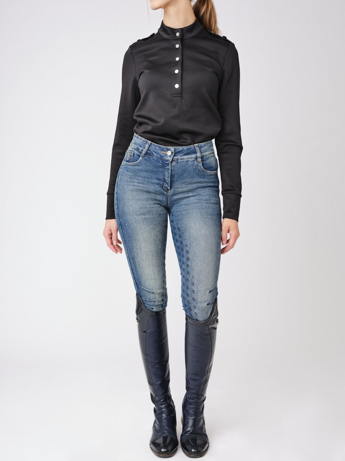 Maggie Full Seat Denim Breeches