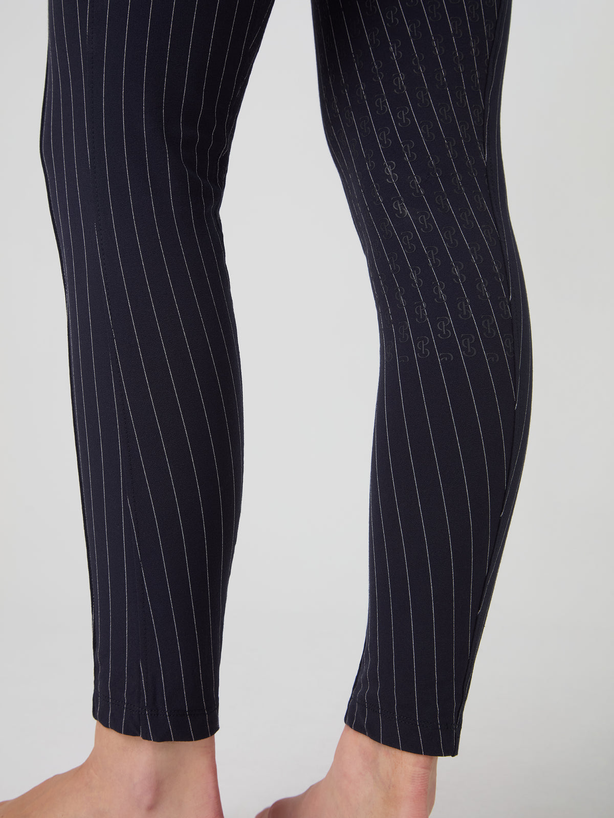 Penny Pinstripe Full Seat Breeches - Navy