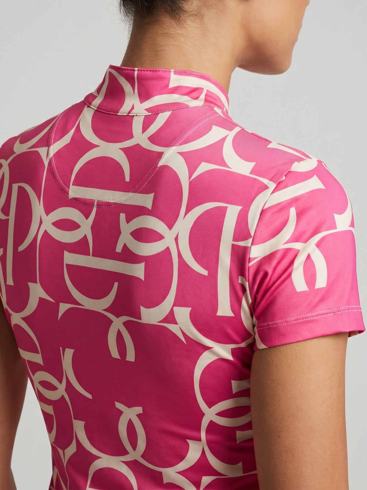 Vera Printed SS Top - Hot Hibiscus
