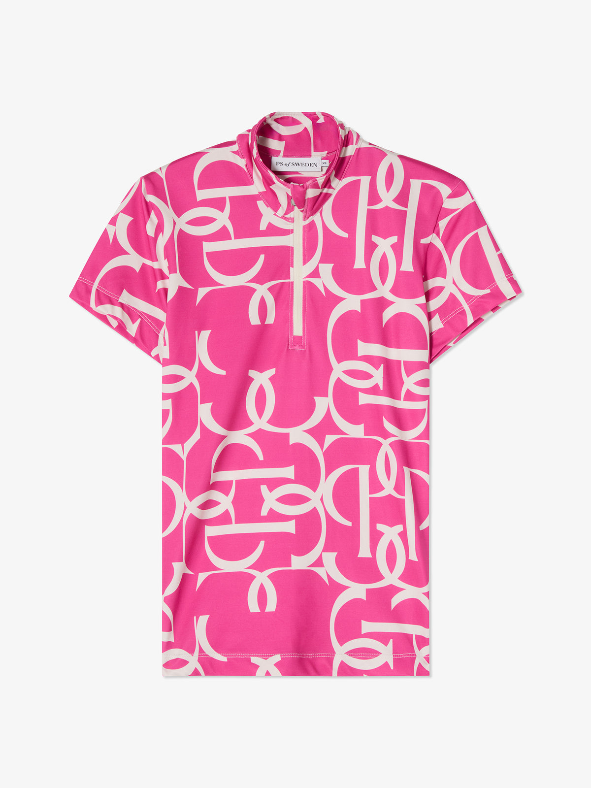 Vera Printed SS Top - Hot Hibiscus
