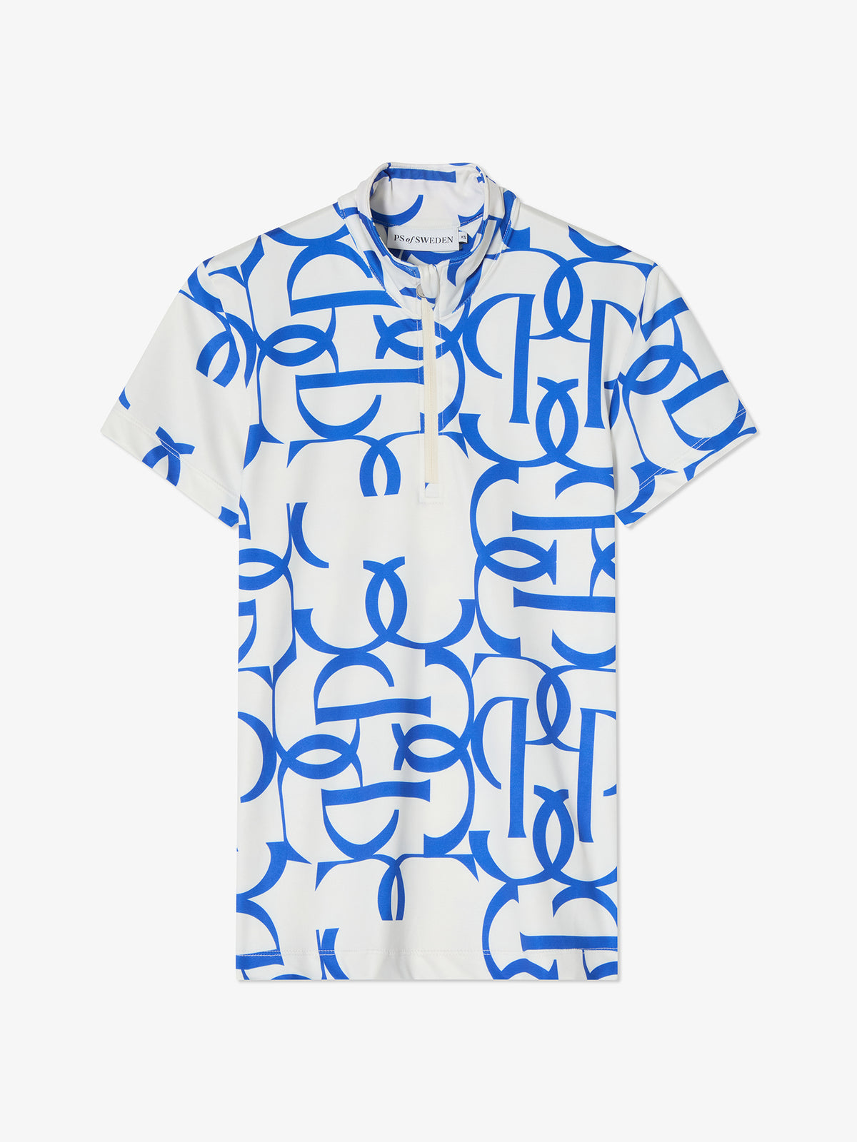 Vera Printed SS Top - Sapphire Crush
