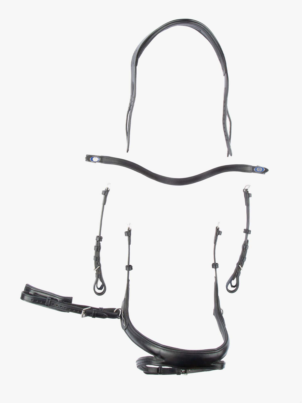 Noseband Jump Off Black Leather