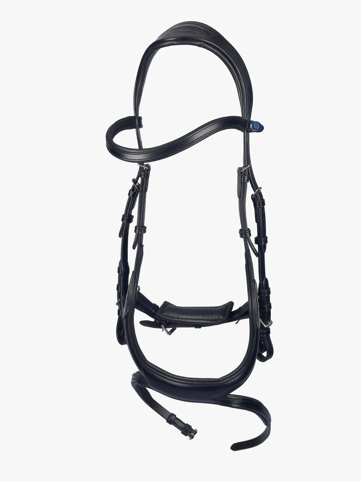 Headpiece Snaffle Relief D Black Leather