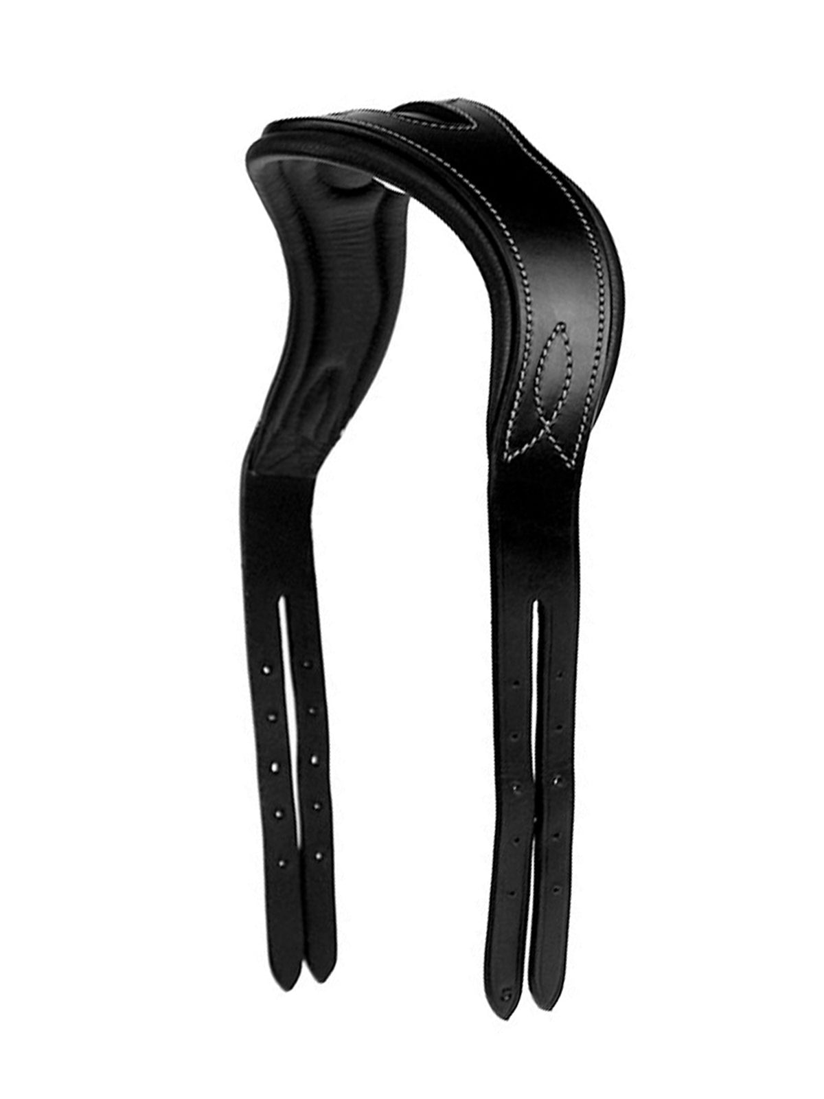 Headpiece Snaffle W Relief Black Leather
