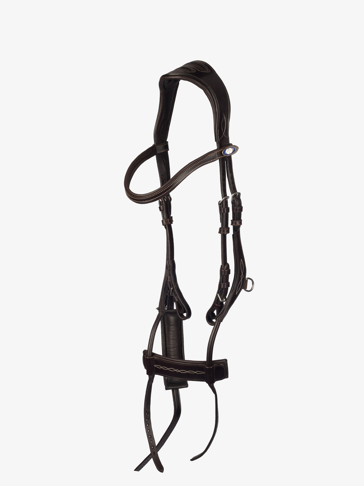 Noseband High Jump - Brown Leather