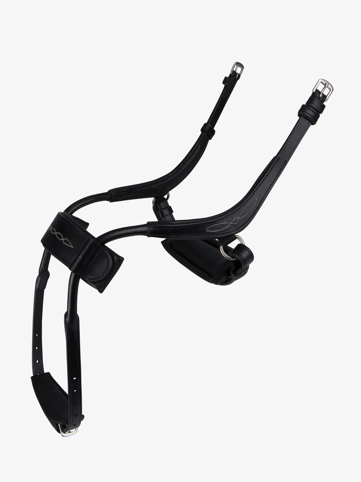 Noseband High Jump Black Leather