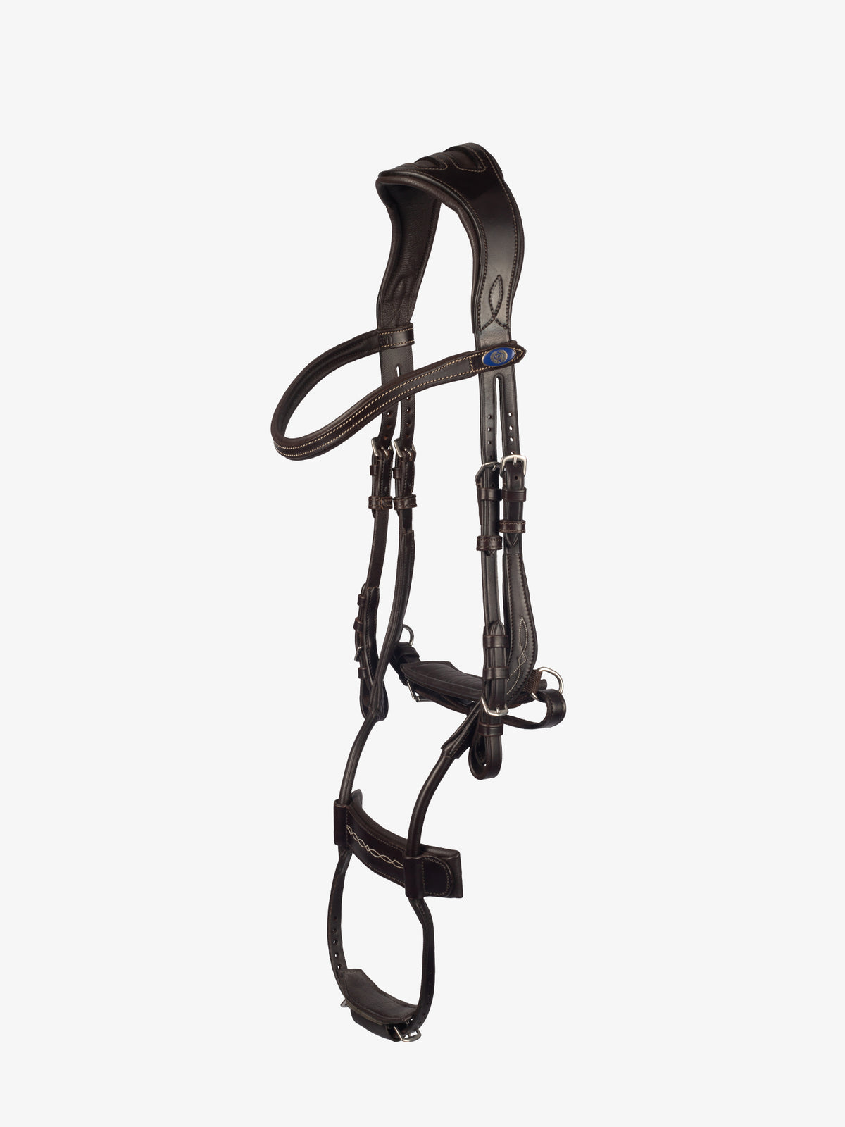 Noseband High Jump - Brown Leather