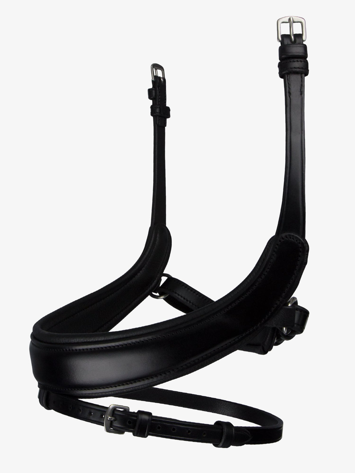 Noseband Paladin Black Leather
