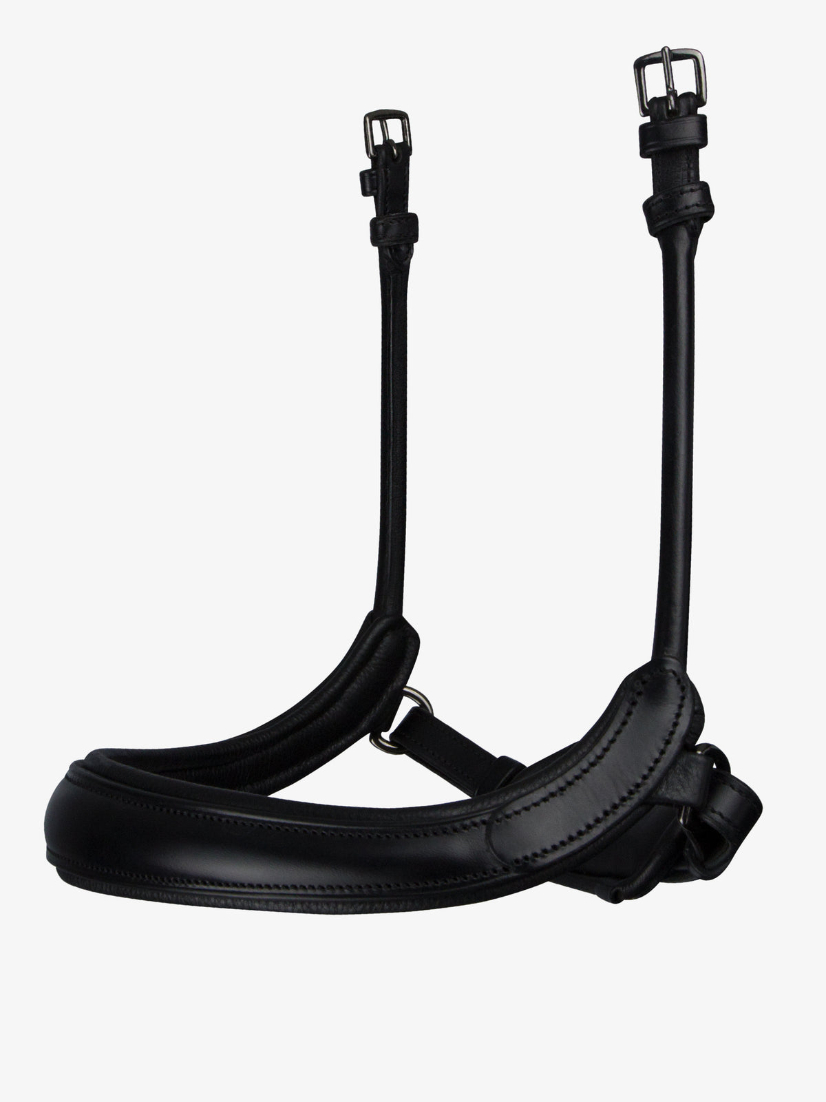 Noseband Paragon Black Leather