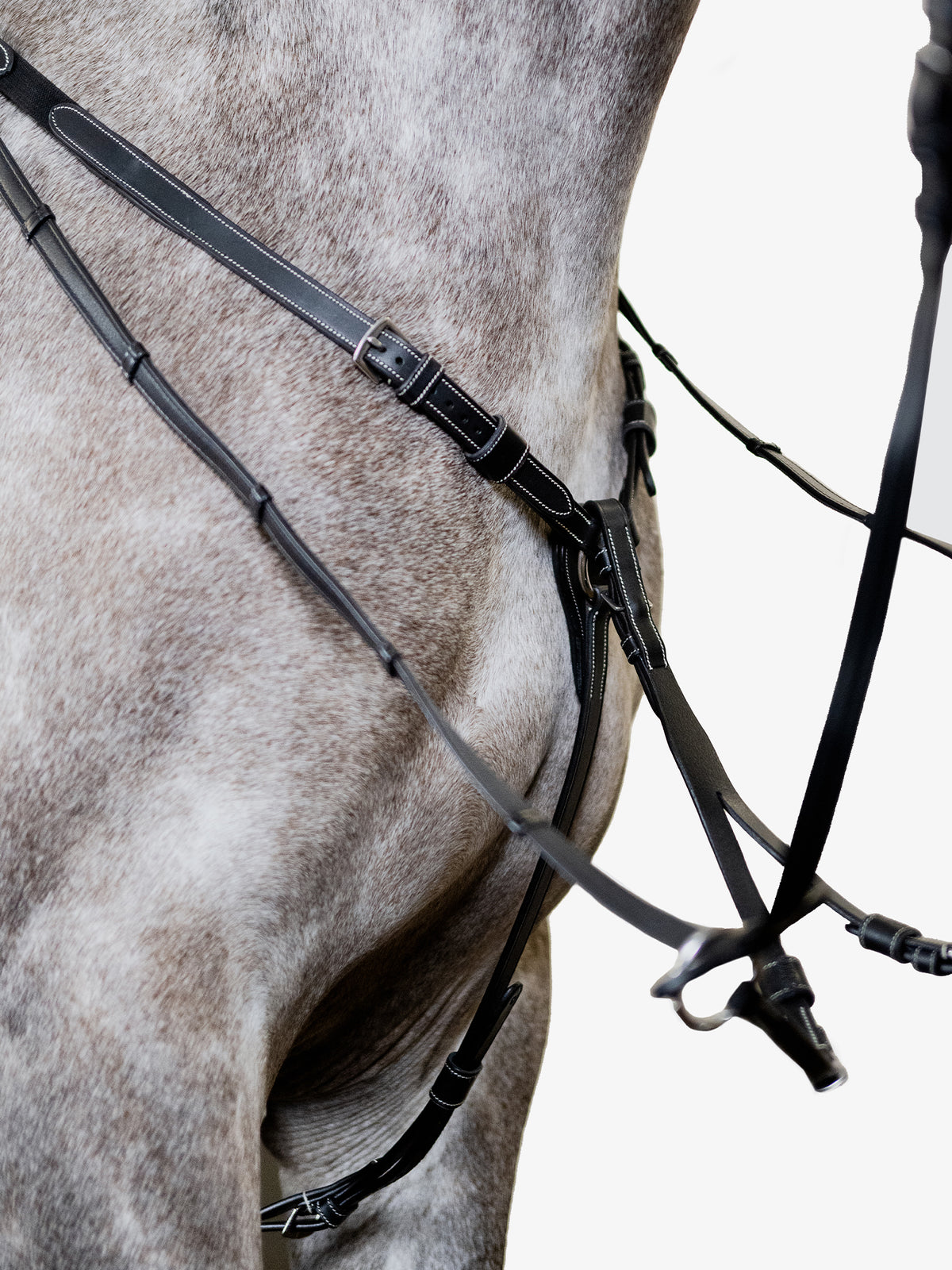 Breastplate Melbourne Black Leather