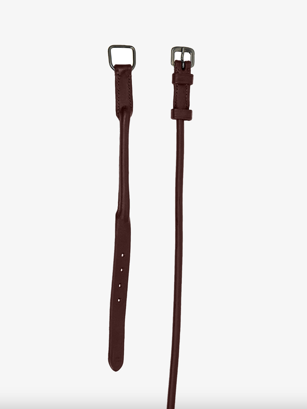 Throatlatch Rolled Brown Leather