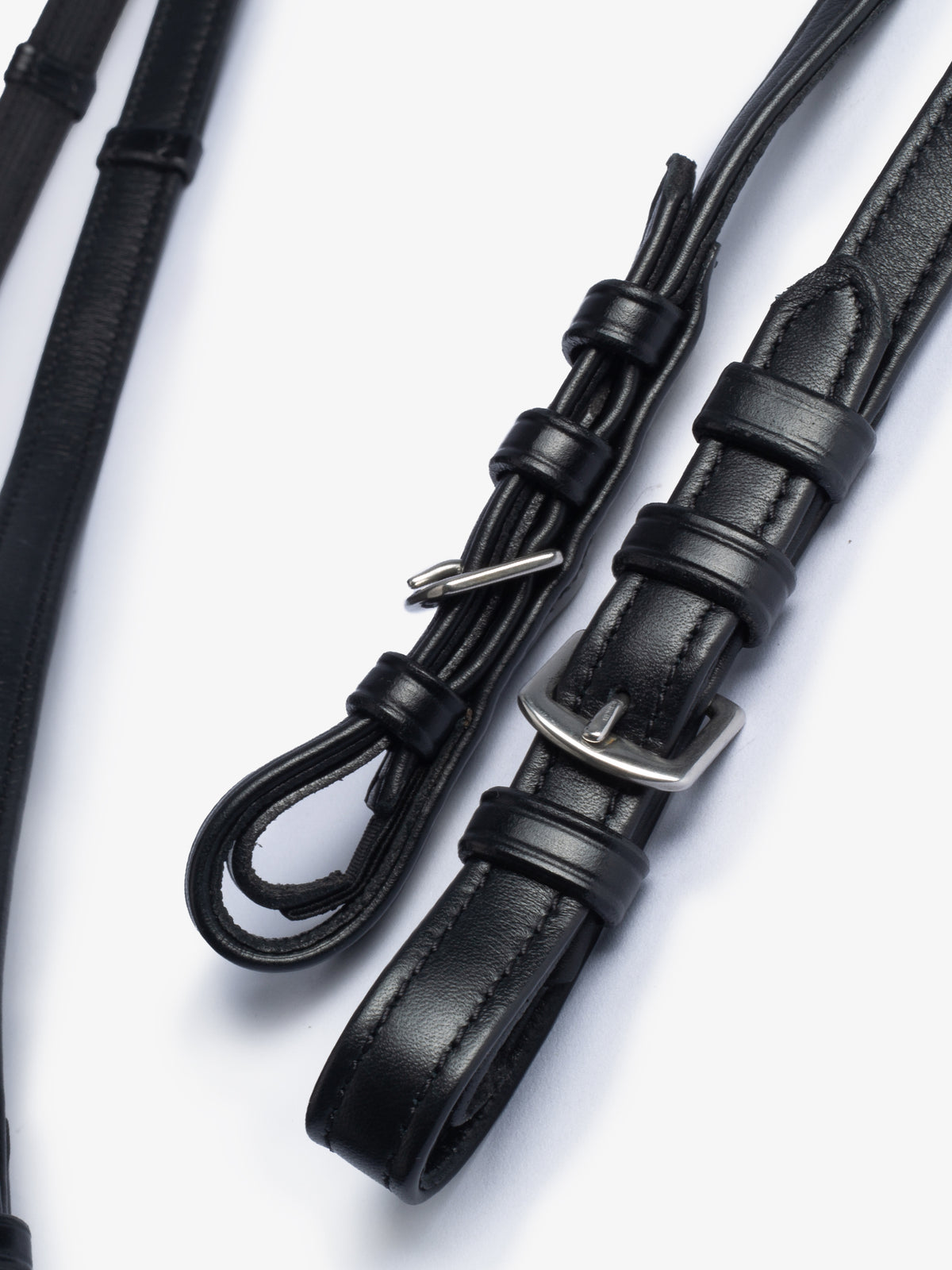Reins Softy / Supergrip - Black Leather
