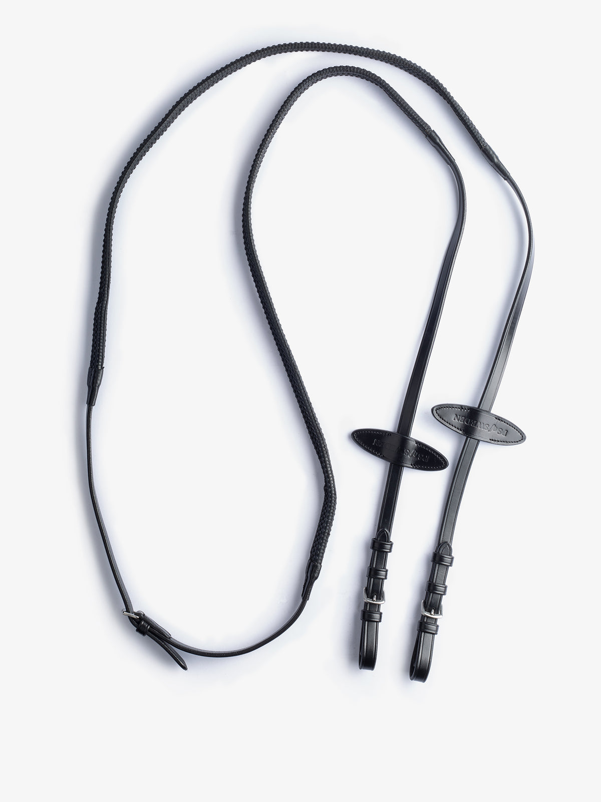 Reins Rubber - Black Leather