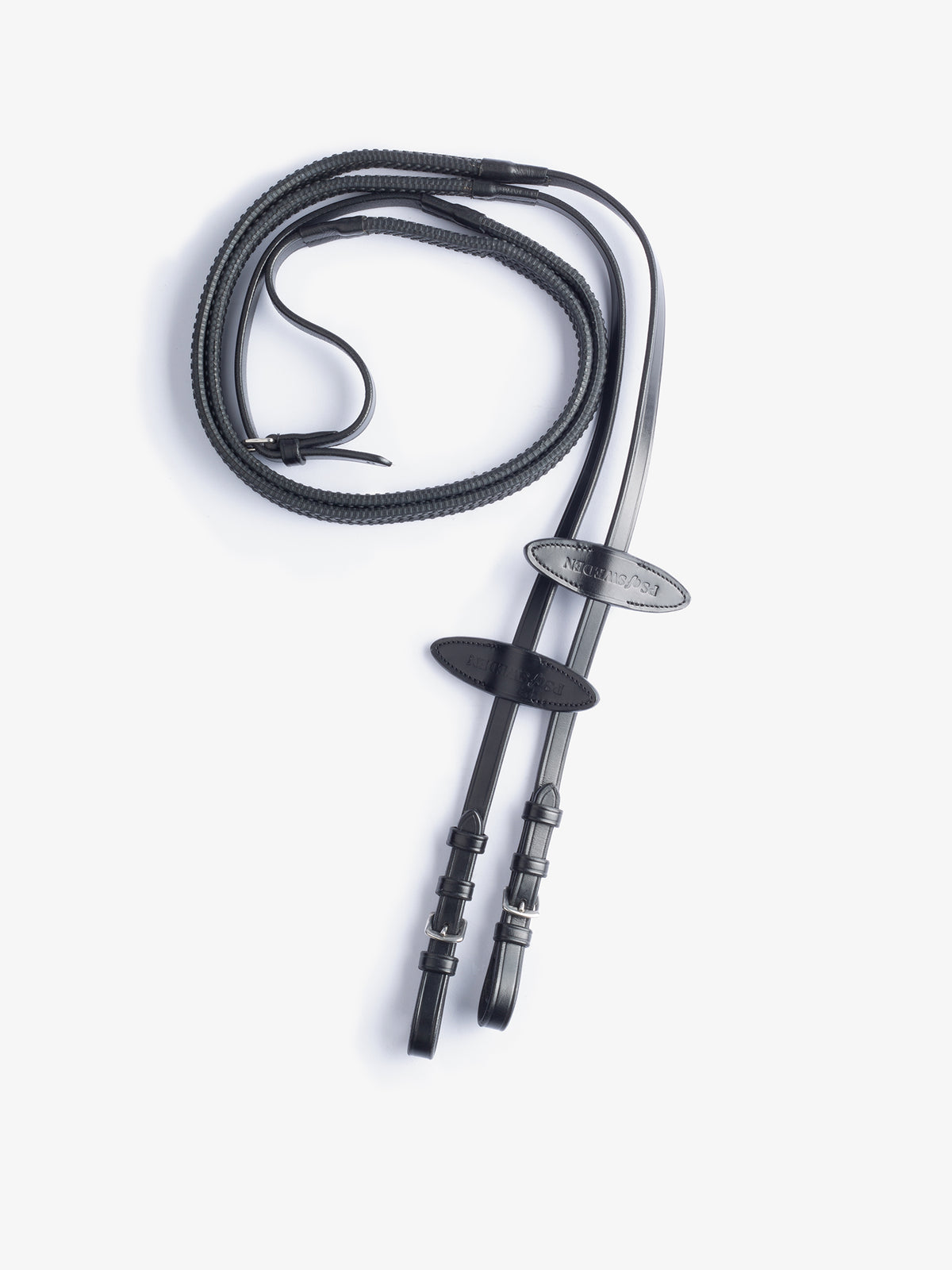Reins Rubber - Black Leather