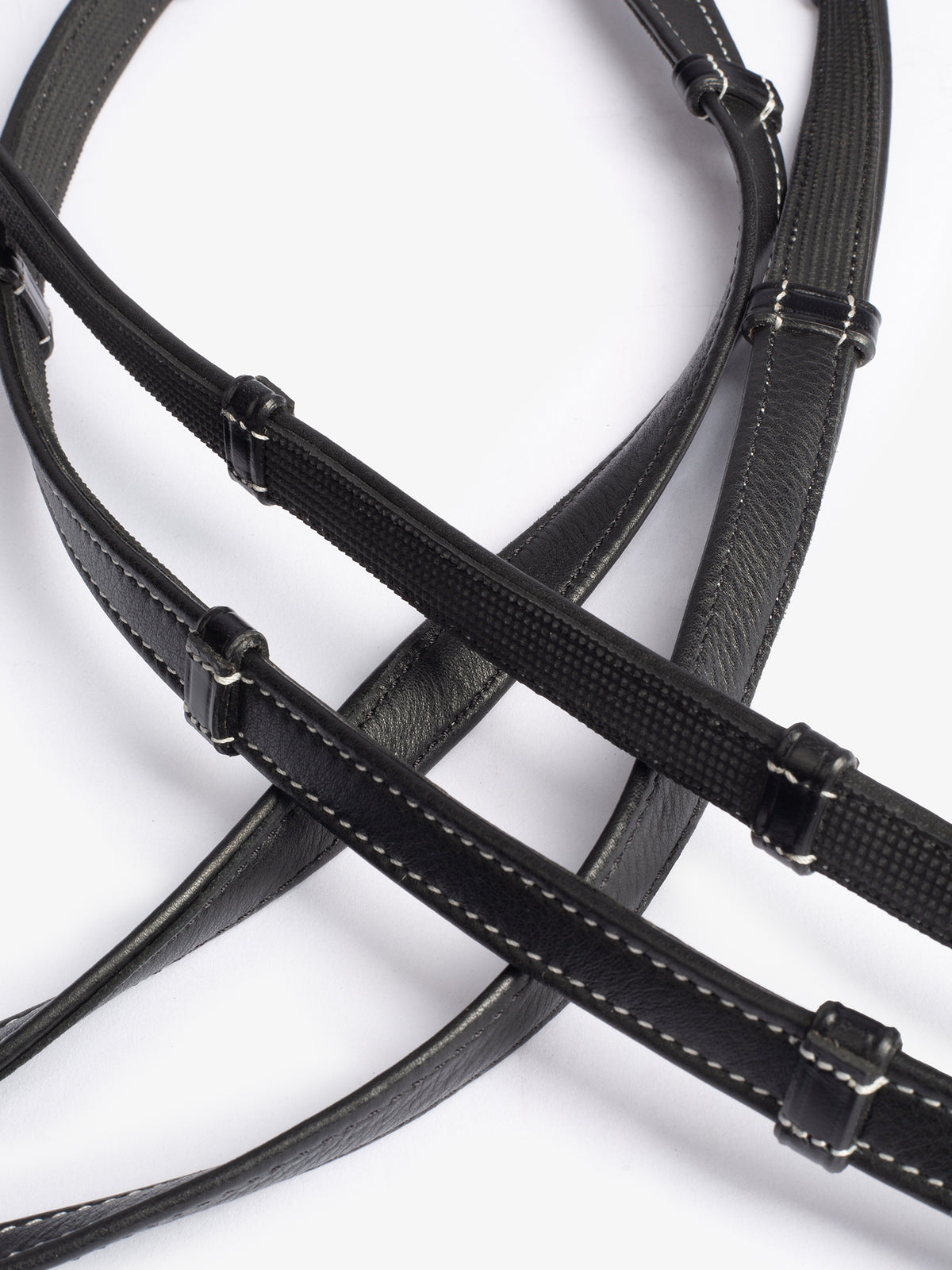 Reins Miami Black Leather