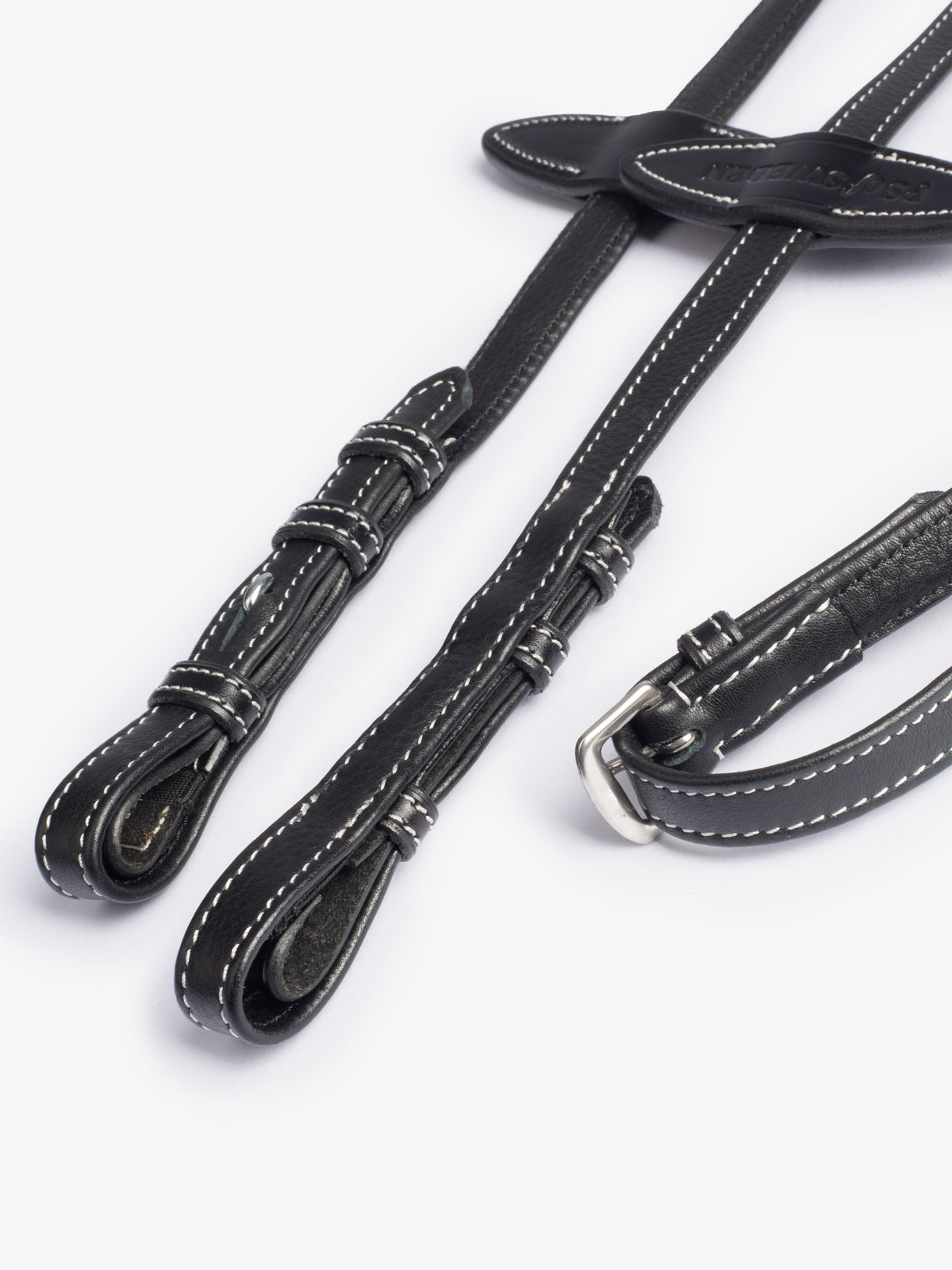 Reins Miami Black Leather