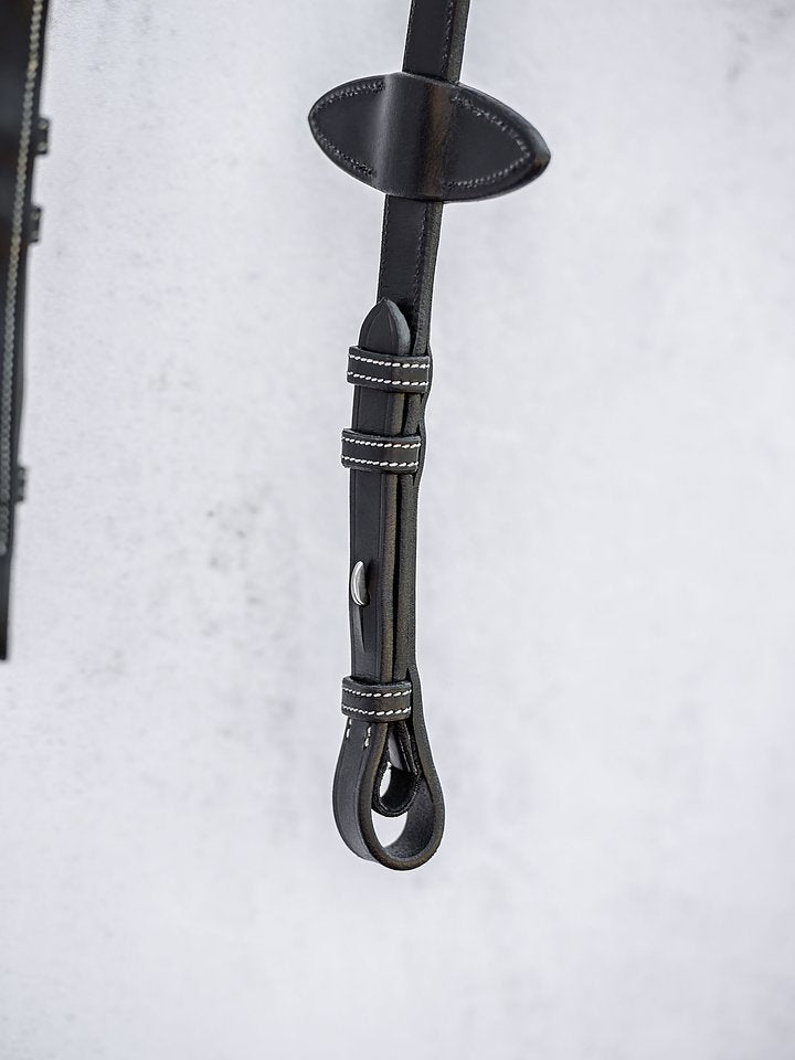Reins Miami Black Leather