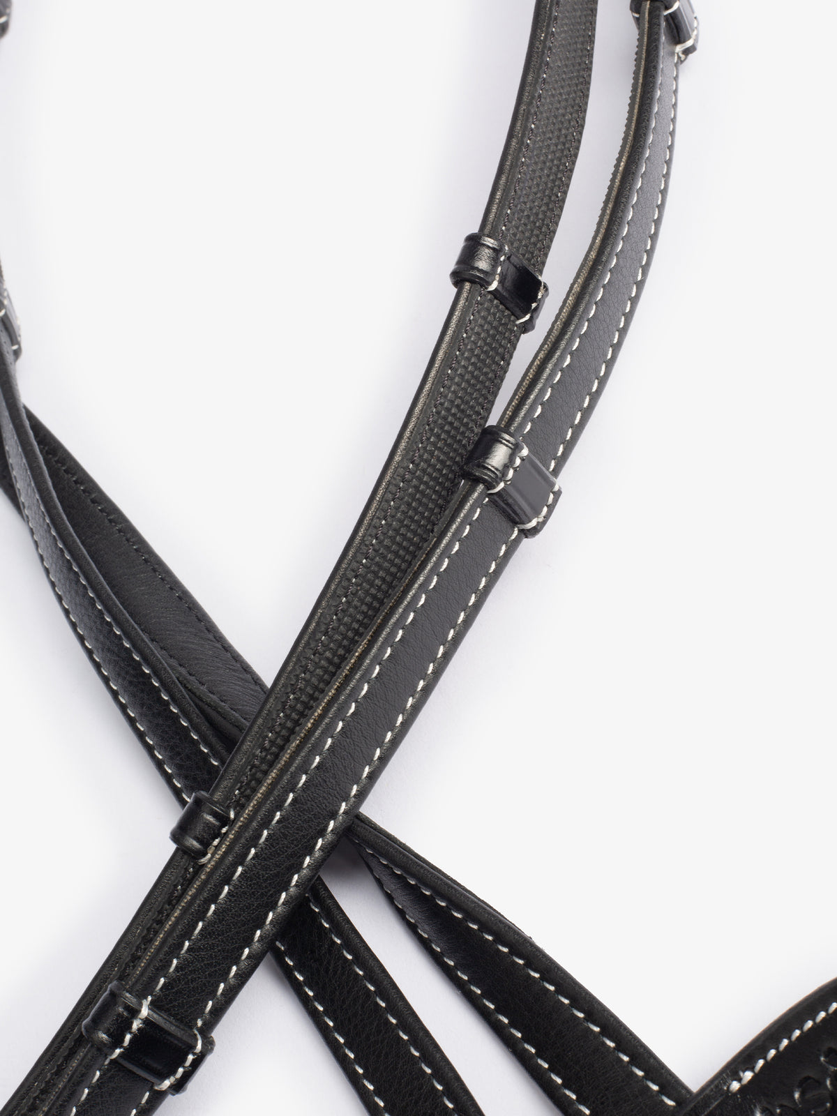 Reins Miami Black Leather