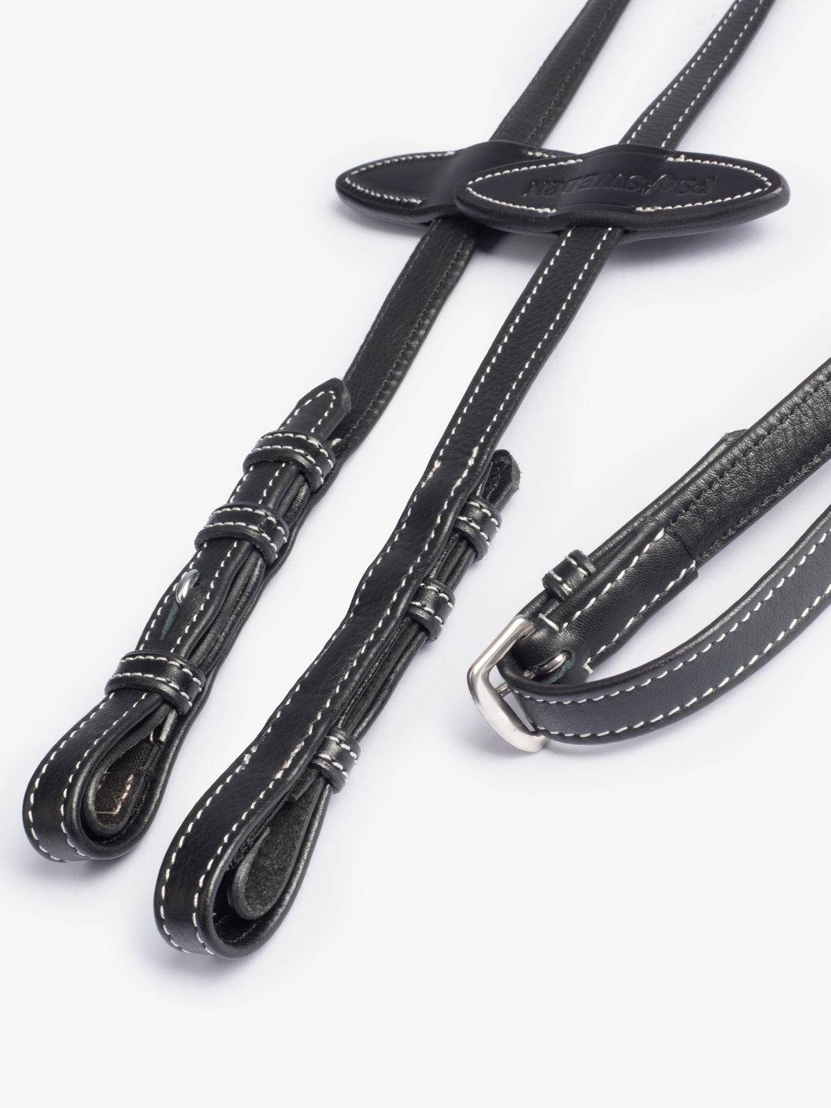 Reins Miami Black Leather