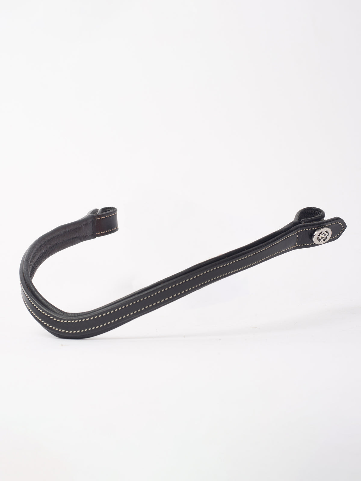 Browband Athens Black Leather