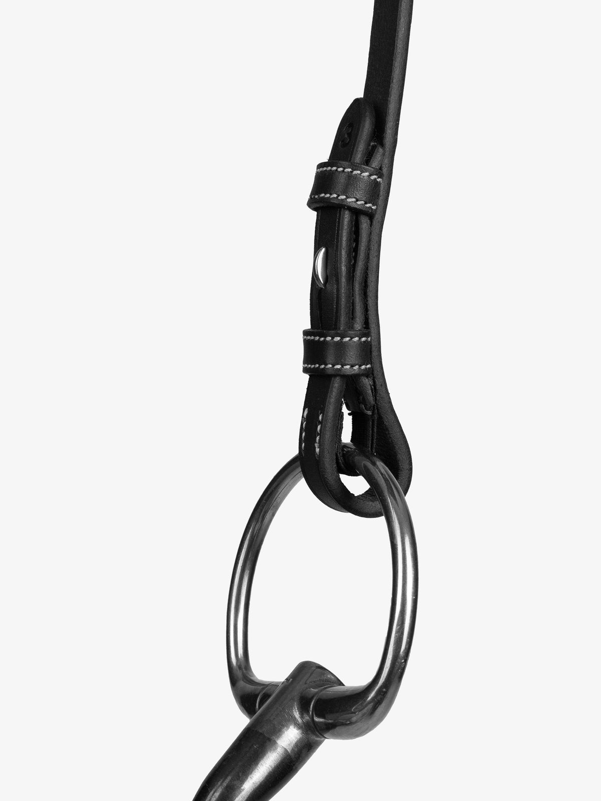 Cheekpiece French Hooks Pro - Black Leather
