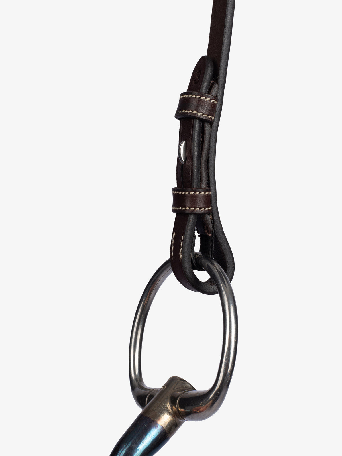 Cheekpiece French Hooks Pro Brown Leather