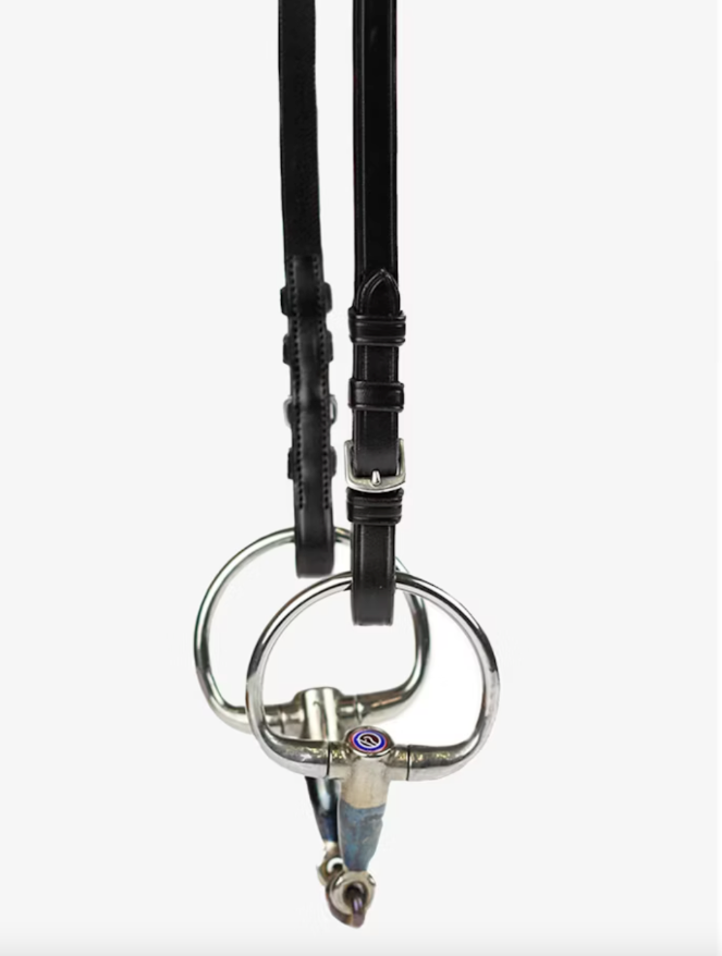 Cheekpiece Pro Silver Black Leather