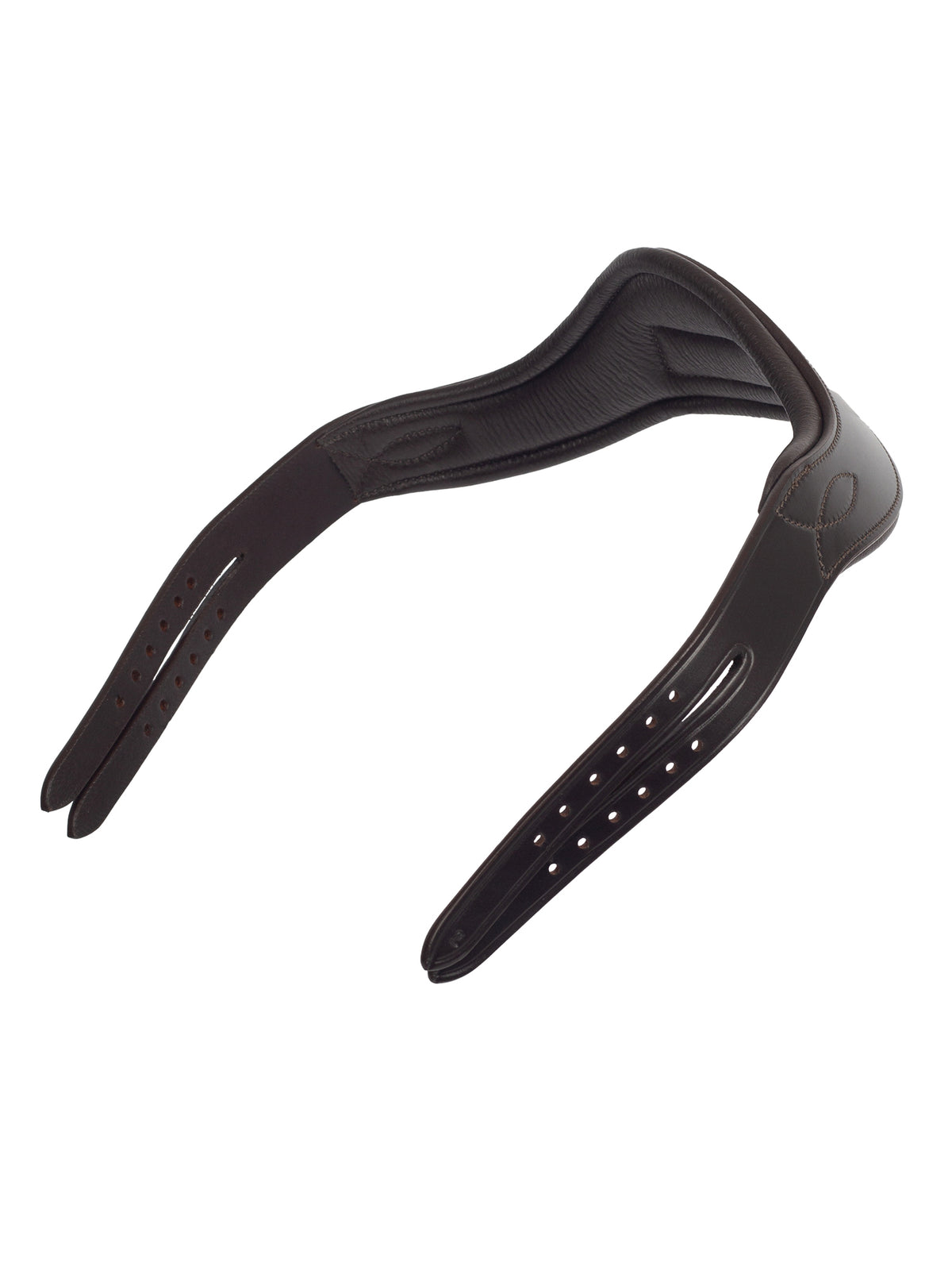 Headpiece Snaffle Relief J Brown Leather