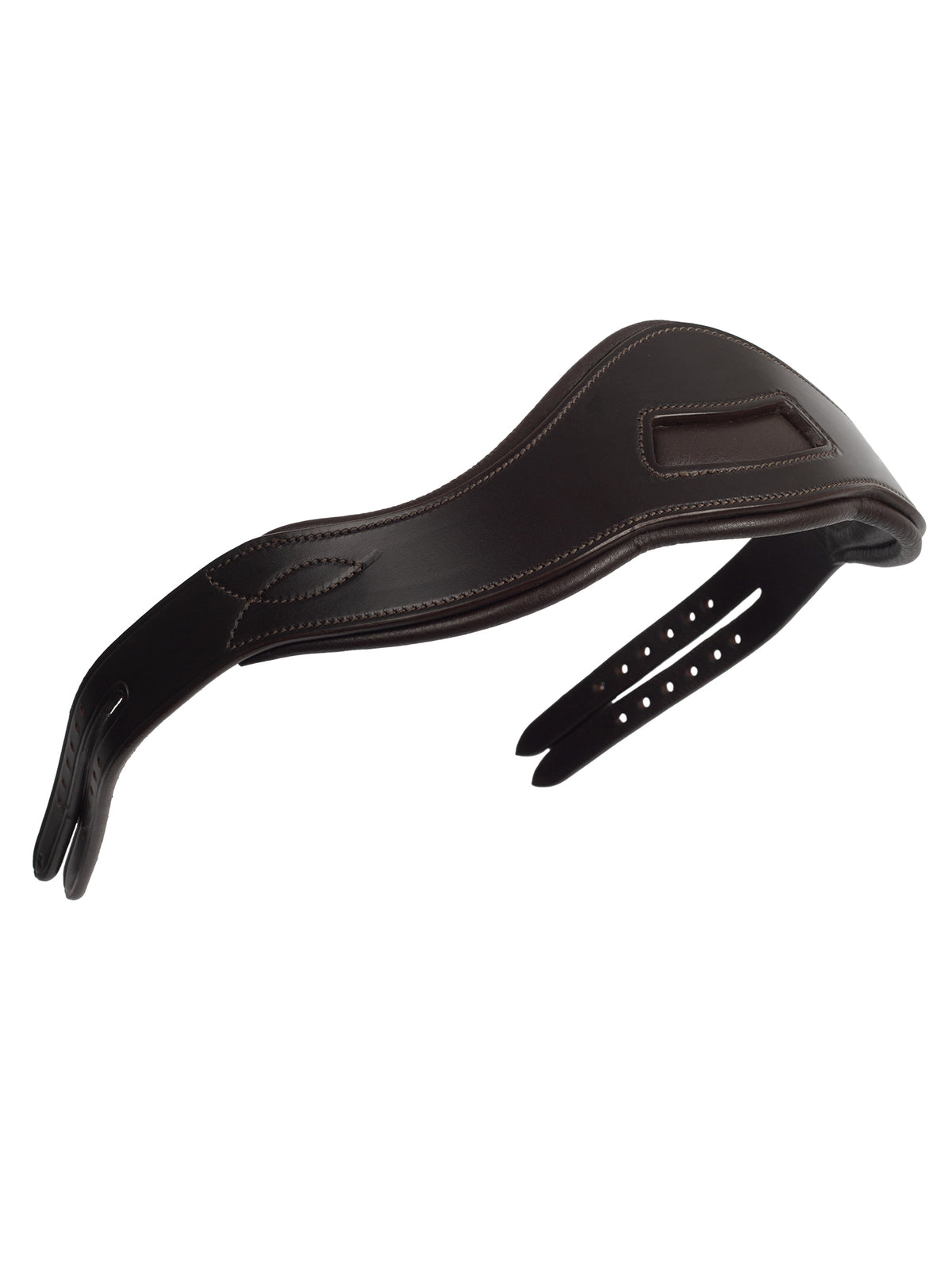 Headpiece Snaffle Relief J Brown Leather