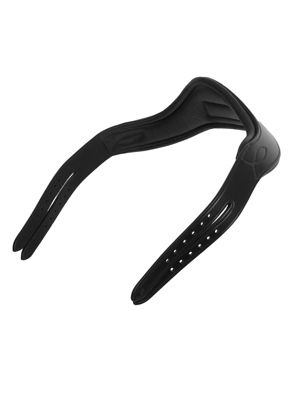Headpiece Snaffle Relief J Black Leather