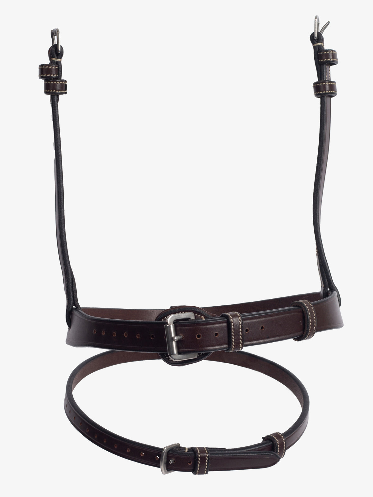 Noseband Flat Out PRO - Brown Leather