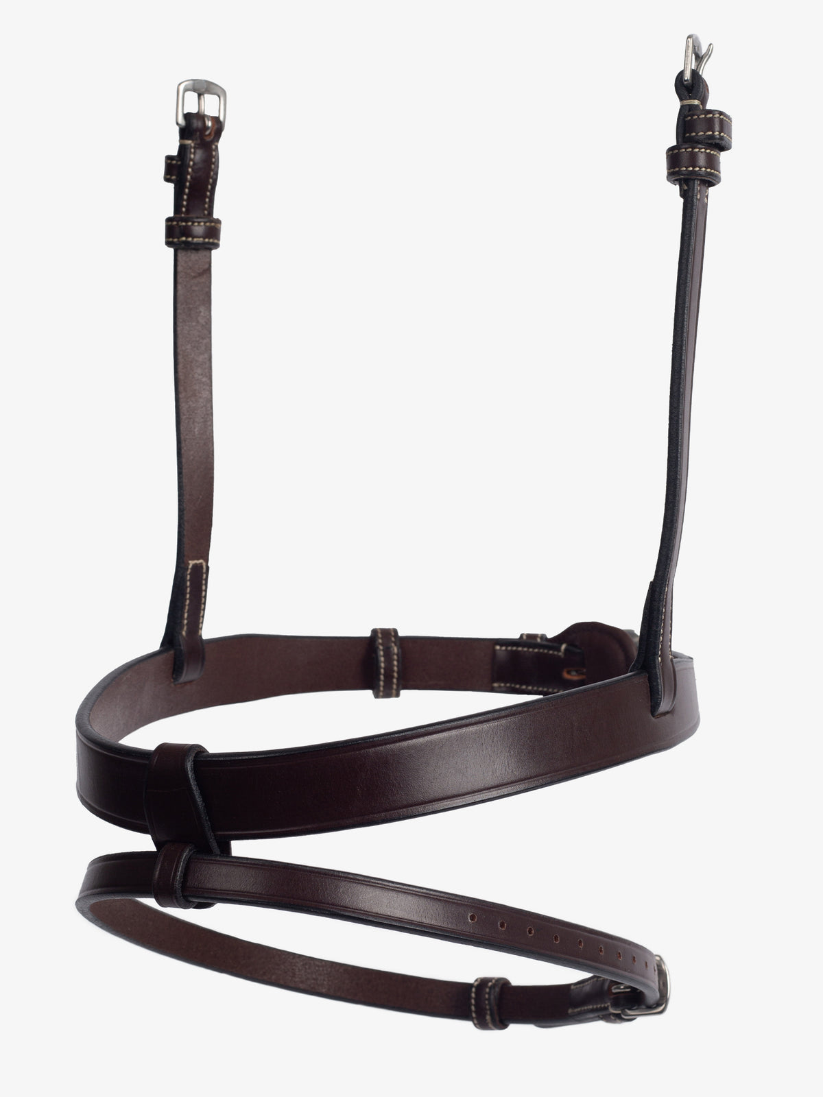 Noseband Flat Out PRO Brown Leather