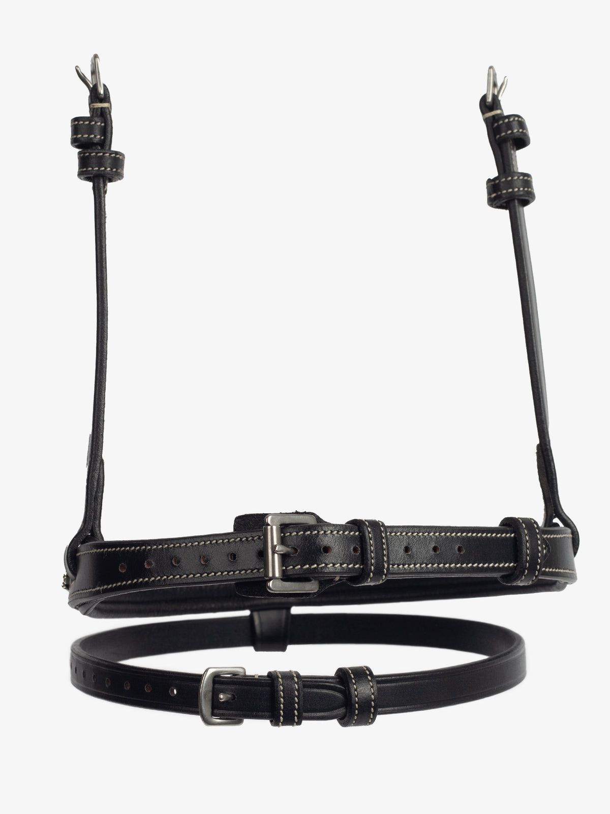 Noseband Amsterdam Black Leather