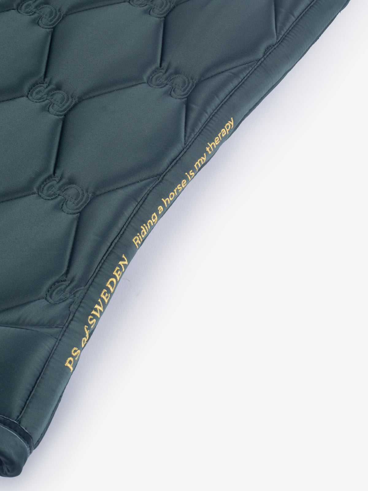 Saddle Pad Dressage Ruffle - Midnight green