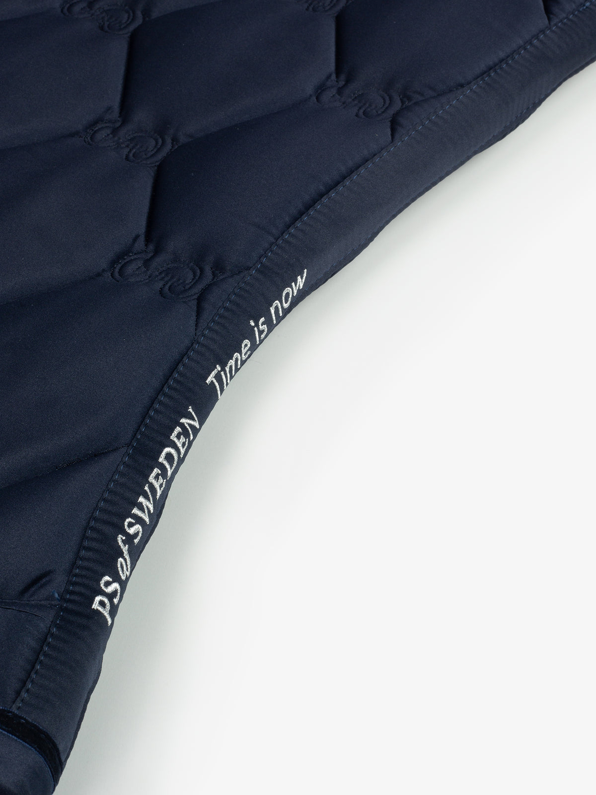 Saddle Pad Jump Ruffle - Navy