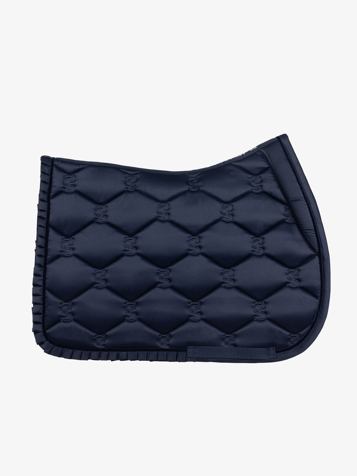 Saddle Pad Jump Ruffle - Navy